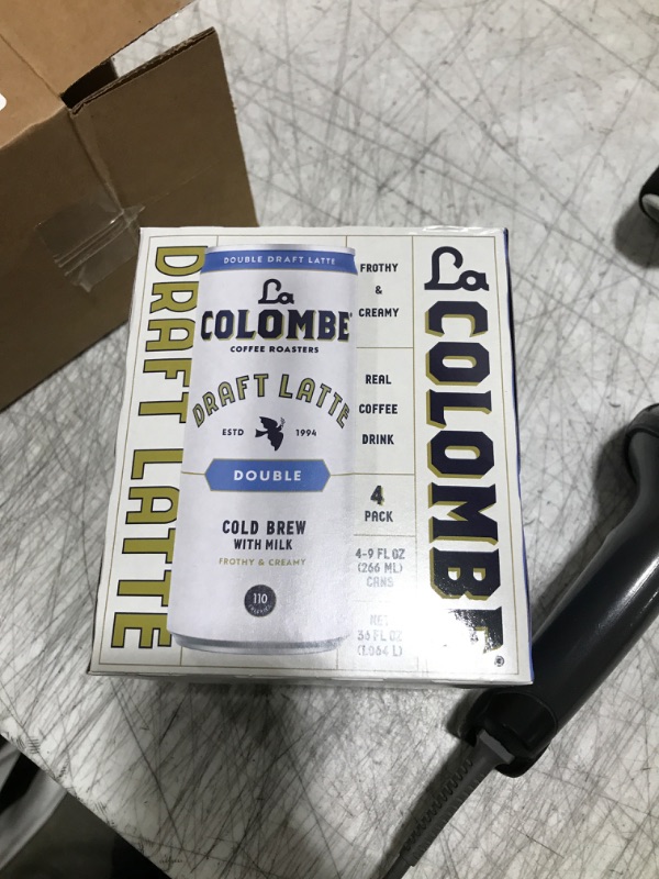 Photo 2 of La Colombe Double Shot Draft Latte - 9 Fluid Ounce, 4 Count - Cold-Pressed Espresso and Frothed Milk - Made With Real Ingredients - Grab And Go Coffee