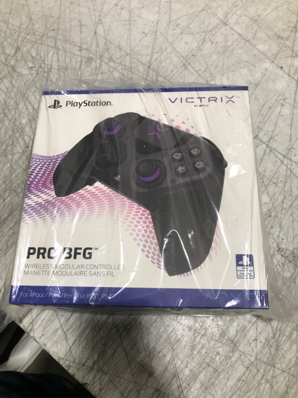 Photo 4 of Victrix Pro BFG Wireless Controller for PS5, PS4, and PC, Sony 3D Audio, Modular Buttons/Clutch Triggers/Joystick