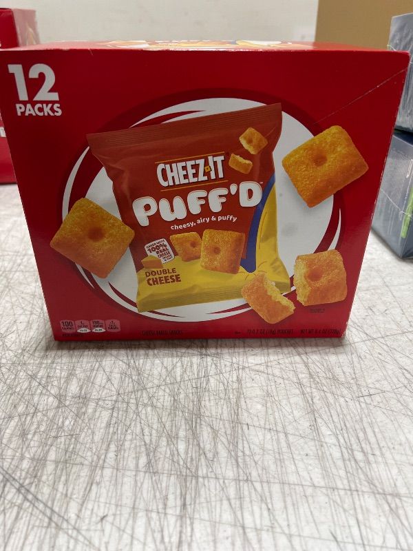 Photo 2 of Cheez-It Puff'd Double Cheese - 8.4oz/12ct
