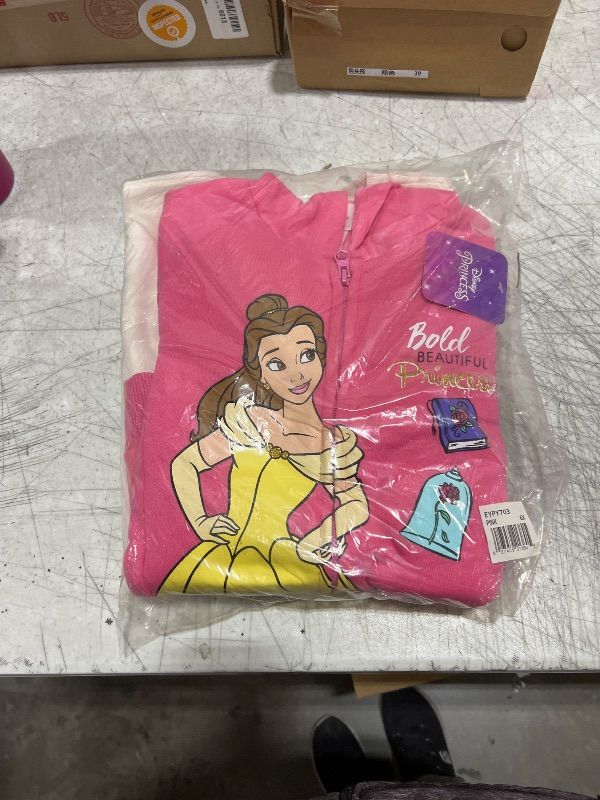 Photo 2 of Disney Princess Girls 2 Piece Zip Up Hoodie and Sweatshirt for Toddler and Little Kids