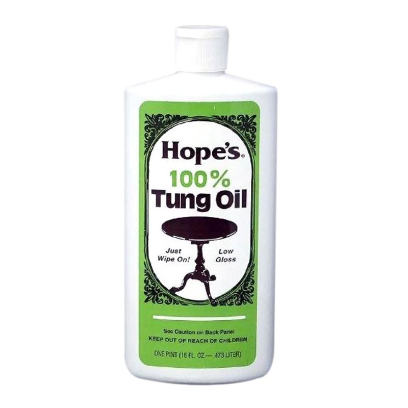 Photo 1 of Hope S Pure Tung Oil Waterproof Natural Wood Finish and Sealer 16 Fl Oz
