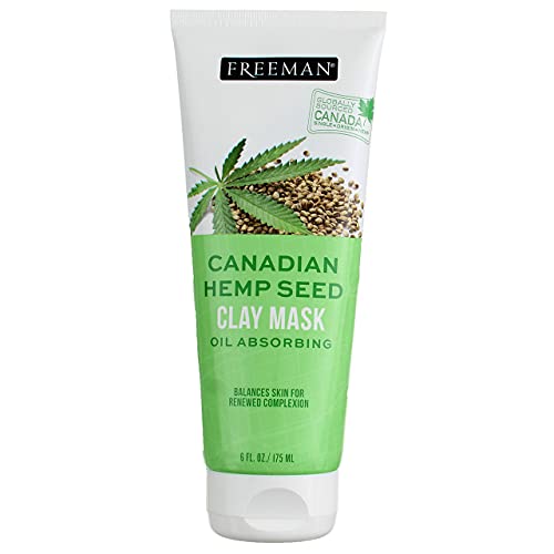 Photo 1 of Freeman Canadian Hemp Seed Oil Absorbing Clay Mask, 6 Fl Oz
