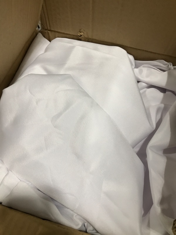 Photo 2 of Fitable White Table Clothes for Rectangle Tables