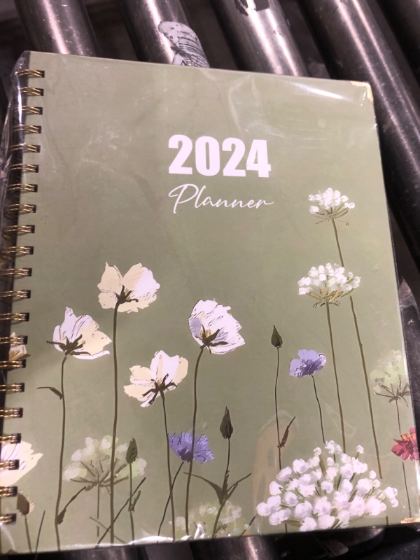 Photo 2 of Planner 2024-2024 Planner Weekly and Monthly with Monthly Tabs, Inner Pocket, January 2024 to December 2024, 8.5" x 11" Spiral Calendar Planner