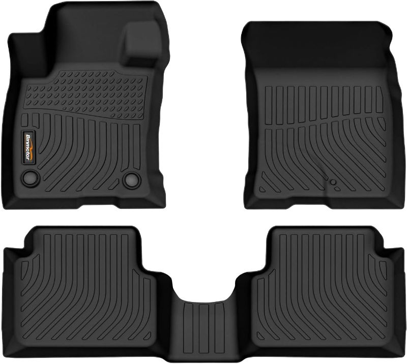 Photo 1 of Binmotor-All Weather Protection TPE Floor Mats for 2022-2024 2025 Ford Maverick(Not for Hybrid) & Bronco Sport 4-Door 2021-2024, Heavy Duty Car Floor Liners, Front & 2nd Row Full Set Accessories
