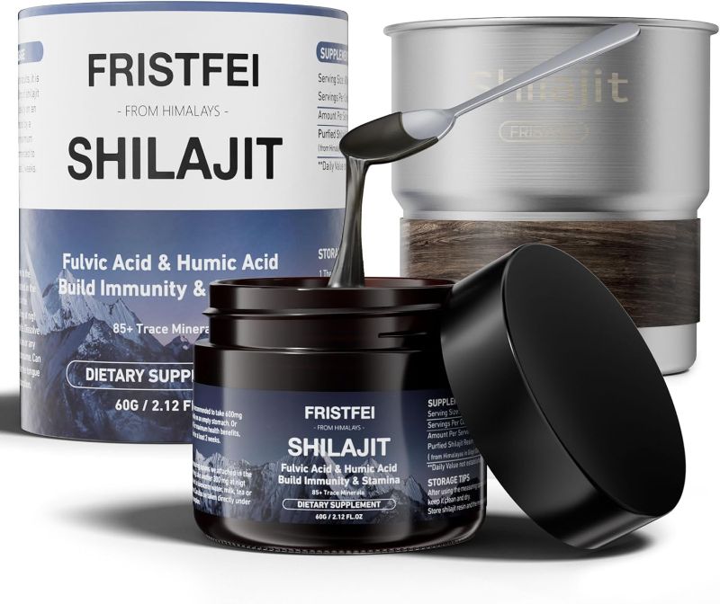 Photo 1 of 100% Pure Shilajit Resin - Organic Himalayan Shilajit for Men & Women | Rich in Fulvic Acid & 85+ Trace Minerals | Shilajit Pure Himalayan Organic
