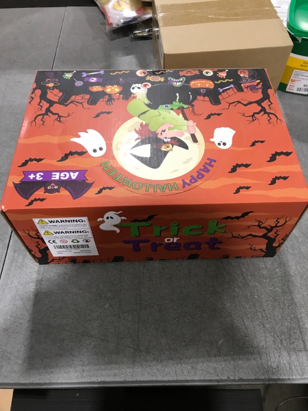 Photo 2 of 192 PCS Halloween Party Favors For Kids, 24 Pack Prefilled Halloween Pumpkins With Toys Halloween Toys Bulk for Halloween Party School Classroom Prizes Rewards Trick or Treats Gifts