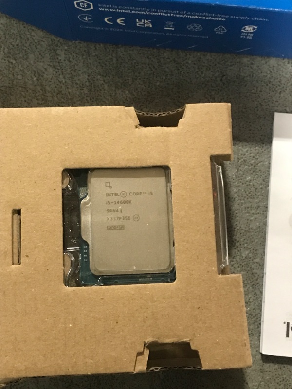 Photo 1 of Core i5-14600K 14th Gen 14-Core 20-Thread - 4.0GHz (5.3GHz Turbo) Socket LGA 1700 Unlocked Desktop Processor