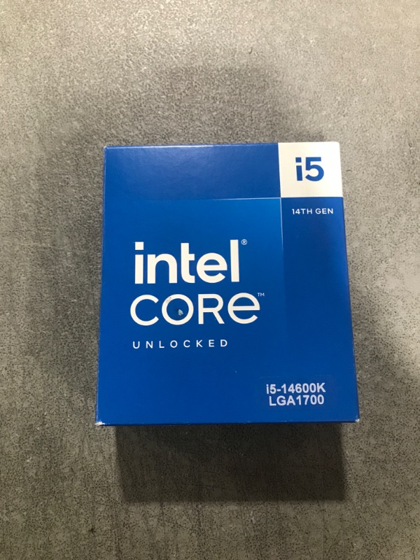 Photo 1 of Core i5-14600K 14th Gen 14-Core 20-Thread - 4.0GHz (5.3GHz Turbo) Socket LGA 1700 Unlocked Desktop Processor