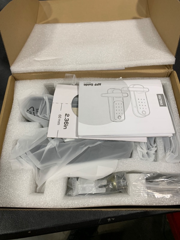 Photo 1 of Smart Door Lock with Handle: Keyless Entry Door Lock for Front Door -Fingerprint Smart Lock -Digital Door Lock with Keypad-Biometric Door Lock-Smart Lock for Home, Apartment, Office