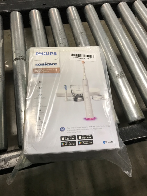 Photo 2 of Philips Sonicare DiamondClean Smart 9300 Electric Toothbrush, Sonic Toothbrush with App, Pressure Sensor, Brush Head Detection, 4 Brushing Modes and 3 Intensity Levels, White, Model HX9903/05