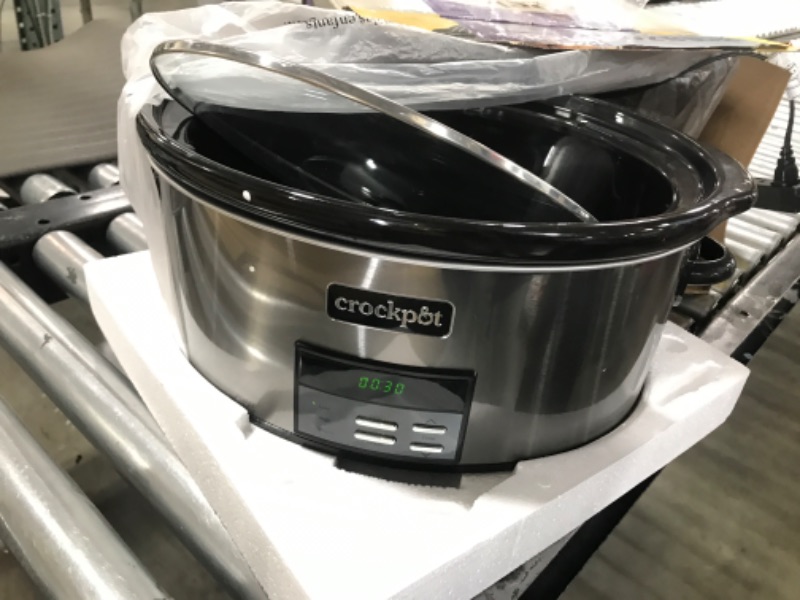 Photo 2 of Crock-Pot Large 8-Quart Programmable Slow Cooker with Auto Warm Setting