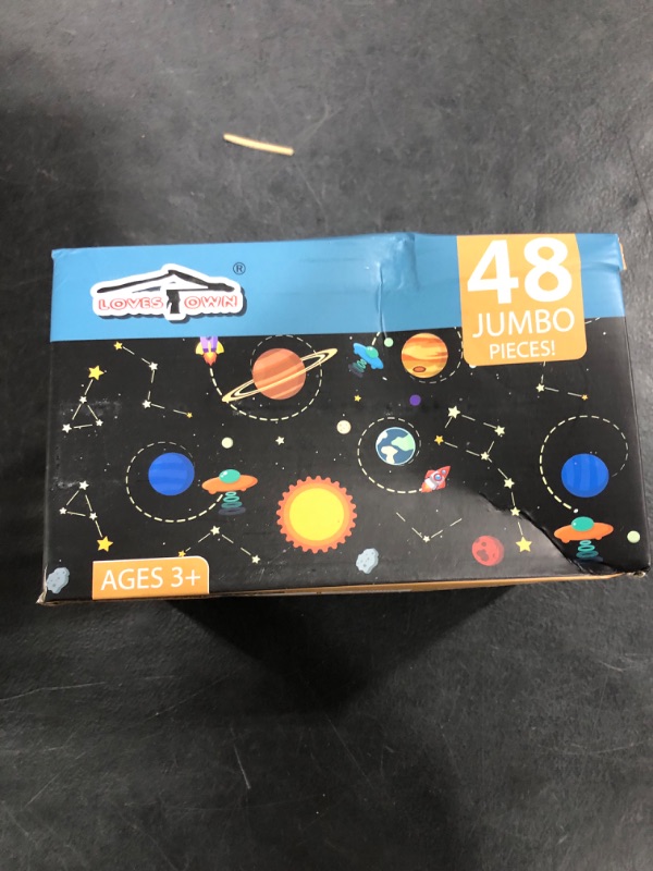 Photo 1 of LovesTown 48PCS Solar System Puzzle, Jumbo Puzzles 3 x 2 Ft. Kids Floor Puzzles Educational Toy