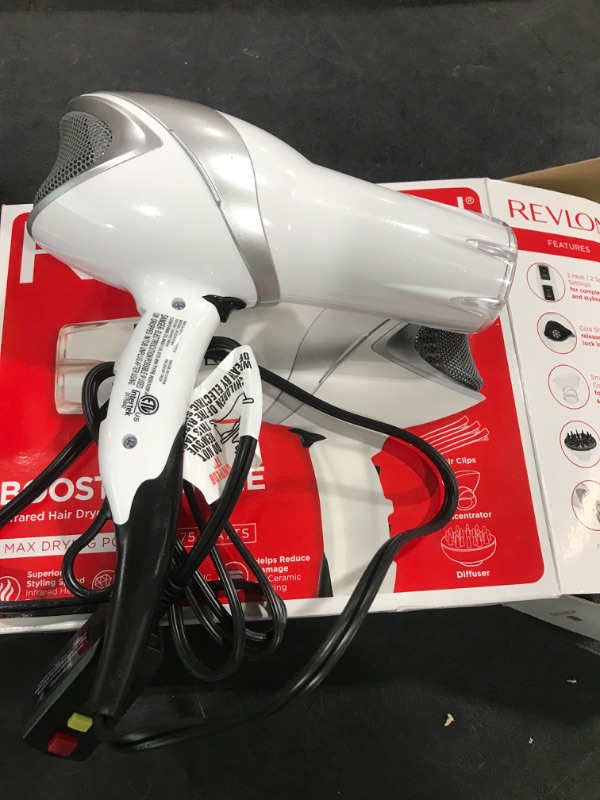 Photo 1 of revlon hair dryer.