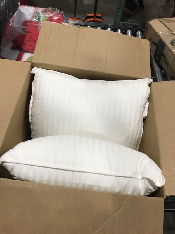 Photo 2 of Beckham Hotel Collection Bed Pillows King Size Set of 2 - Down Alternative Bedding Gel Cooling Big Pillow for Back