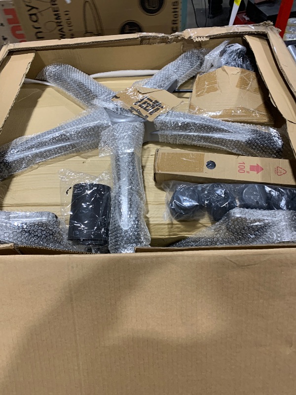 Photo 1 of COLAMY High Back Executive Office Chair- Ergonomic Home Computer Desk Leather Chair with Padded Flip-up Arms, Adjustable Tilt Lock, Swivel Rolling Chair for Adult Working Study-Black Black Set of 1