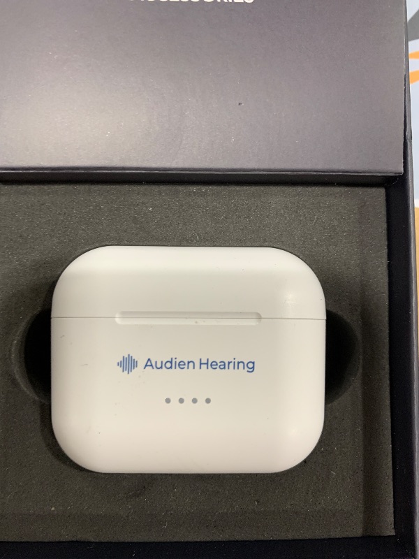 Photo 2 of Audien ATOM PRO 2 Wireless Rechargeable OTC Hearing Aid, Premium Comfort Design and Nearly Invisible