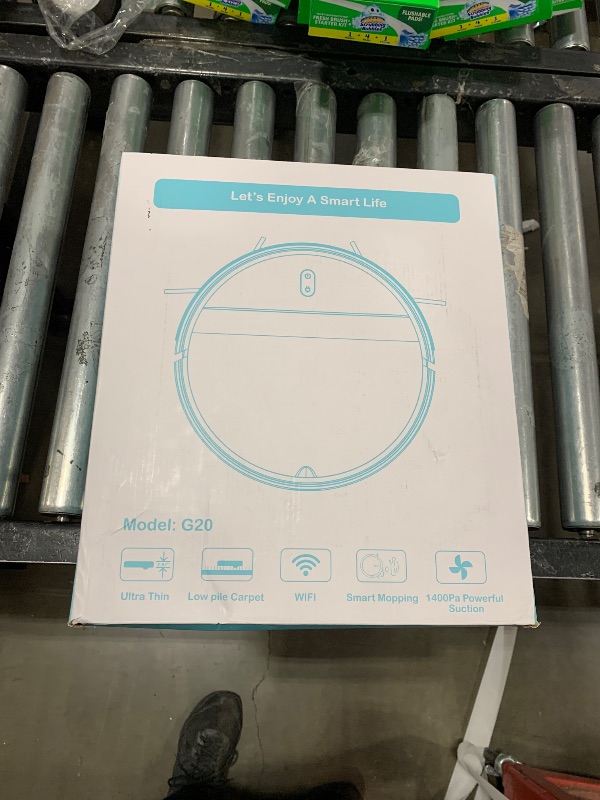 Photo 2 of Kilgone Robot Vacuum and Mop Combo - WiFi/Alexa/App Scheduling, Smart Robotic Vacuum Cleaner, Ultra-Slim & Quiet, Tangle-Free, Auto Recharge, Ideal for Pet-Friendly Homes