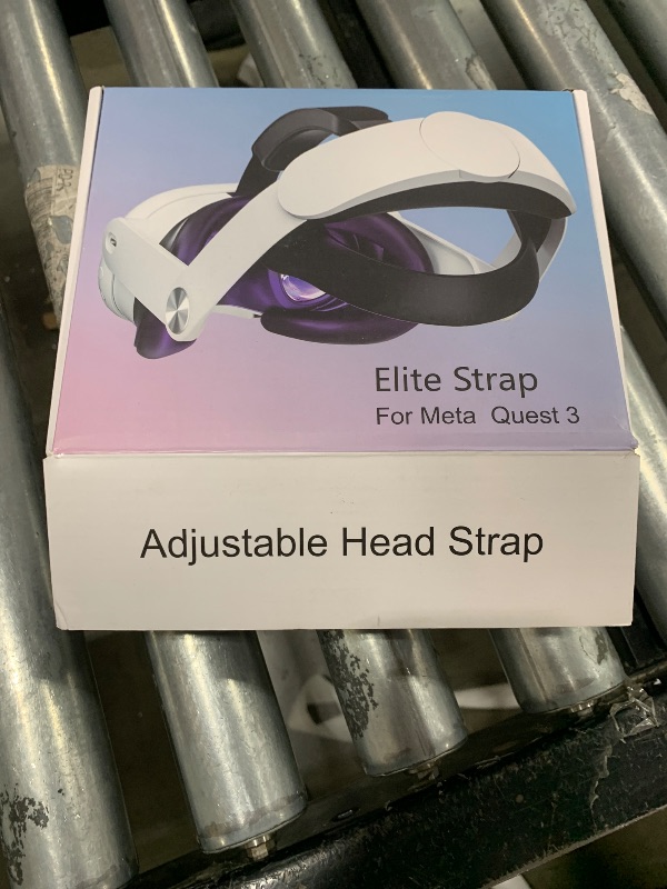 Photo 2 of Bioherm RGB Head Strap with Battery for Meta/Oculus Quest 3, 10000mAh Battery Pack for Extended 8H of Playtime, Fast Charging VR Power, Adjustable Elite Strap Enhanced Support and Balance in VR