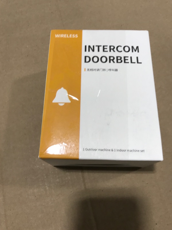 Photo 3 of PANDAAR Wireless Intercom Doorbell,1000ft Range Two-Way Communication System for Home Use,Doorbell Intercom 4 Volume Levels,Rechargeable Battery,Waterproof,Doorbells for Home Classroom (Black)