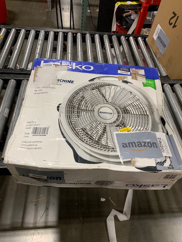 Photo 1 of Lasko 3300 20? Wind Machine Fan With 3 Energy-Efficient Speeds - Features Pivoting Head for Directional Air Flow