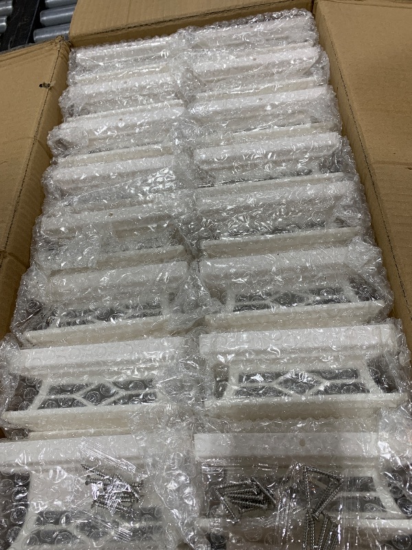Photo 1 of Solar Fence Post Lights, 4x4 Solar Post Cap Lights for Vinyl Fence, Solar Deck Lights Outdoor Warm White/Cool White Lighting, Solar Post Lights Outdoor Waterproof White Decorate Garden Pathway…