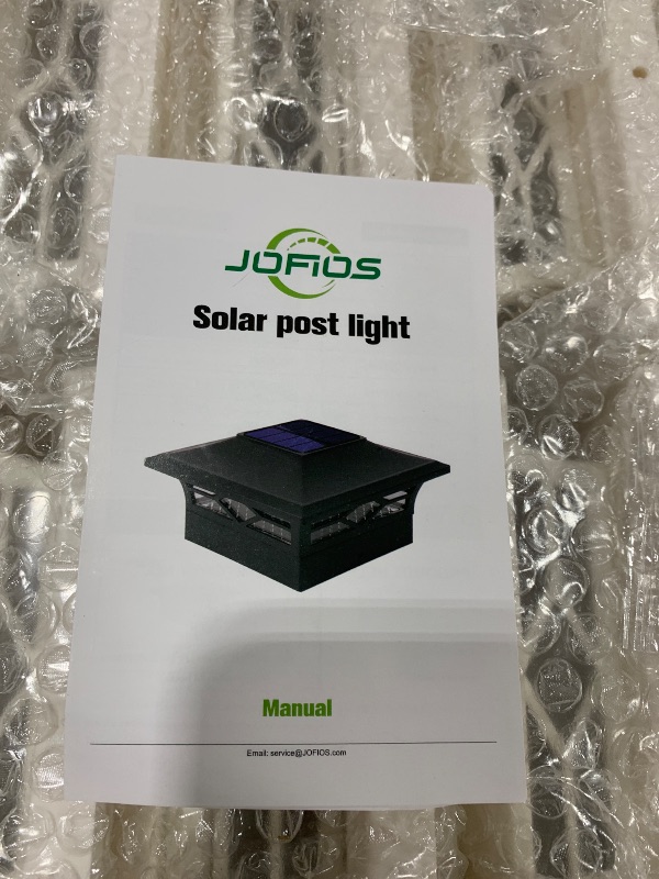 Photo 1 of Solar Fence Post Lights, 4x4 Solar Post Cap Lights for Vinyl Fence, Solar Deck Lights Outdoor Warm White/Cool White Lighting, Solar Post Lights Outdoor Waterproof White Decorate Garden Pathway…
