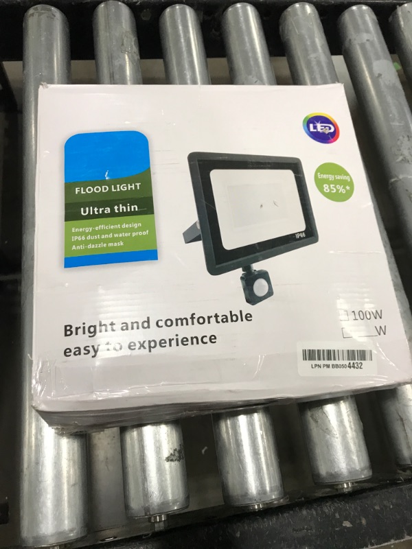 Photo 1 of XYCN 2 Pack 100W LED Motion Sensor Flood Light,11500 lumens LED Work Light with Plug,IP66 Waterproof Floodlights Outdoor 5000K Daylight White Super Bright Security Light for Garage,barn,Front Porch