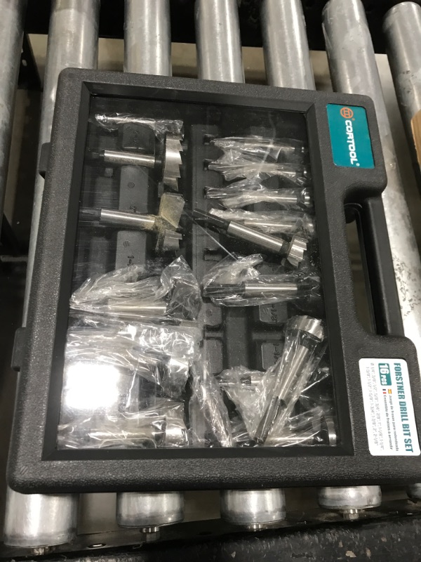 Photo 1 of CORTOOL Forstner Bit Set 16Pcs Hex Shank, Wood Drill Bits Set with Multi Sided Shank