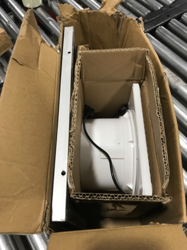 Photo 1 of SUN ENERGISE Solar Powered Exhaust Fan Pro, 15 W Solar Panel + 6 Inch High Speed Exhaust Fan with Anti-backflow Valve, Wall Mount Ventilation & Cooling Vent for Chicken Coop, Shed, Greenhouse