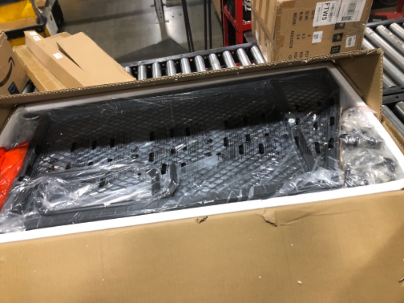 Photo 1 of LOWOSA 3-Tier Printer Stand with Storage, Modern Lateral Office File Cabinet with Charging Station for Printer Stand and Paper Shredder Stand