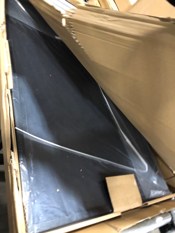 Photo 1 of 24x36 Black Shadow Box Frame | with a 3/4" Usable Display Depth | Includes a Black Real Suede Texture Acid-Free Backing Board, UV Resistant Acrylic, and Hanging Hardware