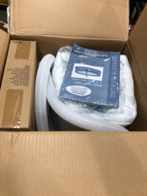 Photo 1 of Intex 28141EH Easy Set Inflatable Swimming Pool Set: 13ft x 33in – Includes 530 GPH Cartridge Filter Pump – Puncture-Resistant Material – 1926 Gallon Capacity – 26in Water Depth