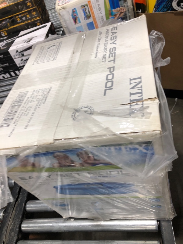 Photo 1 of Intex 28141EH Easy Set Inflatable Swimming Pool Set: 13ft x 33in – Includes 530 GPH Cartridge Filter Pump – Puncture-Resistant Material – 1926 Gallon Capacity – 26in Water Depth