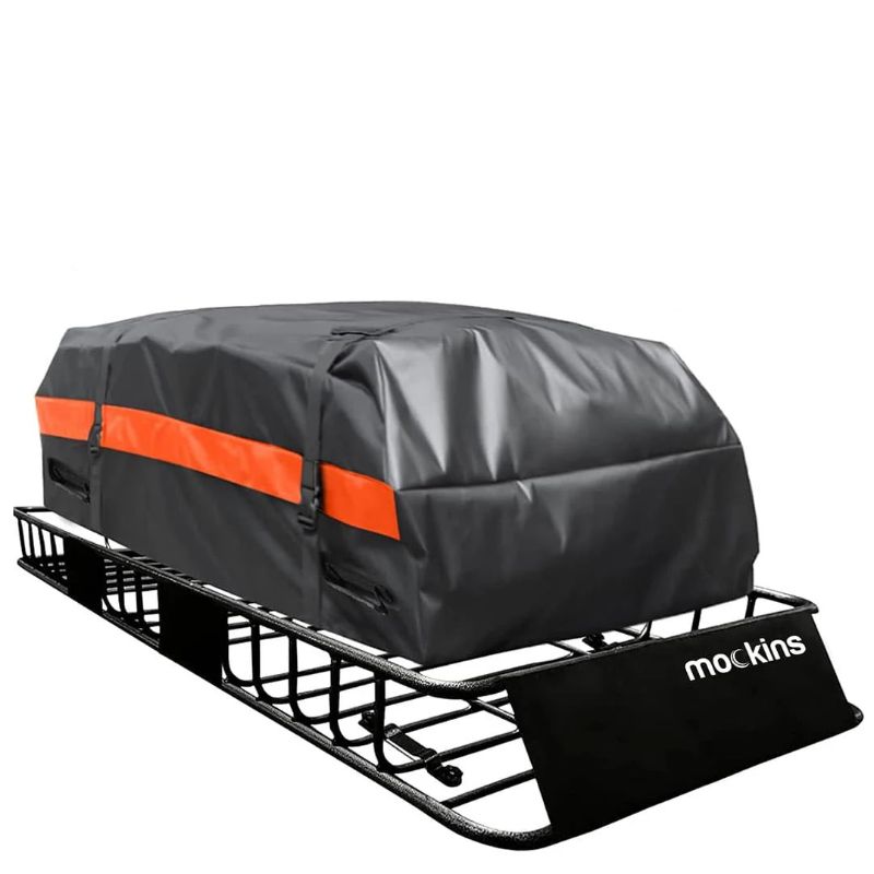 Photo 1 of Extendable Roof Carrier & 20 Cu ft Roof Bag (Size Uknown)