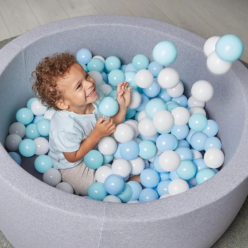 Photo 1 of XJD Foam Ball Pit for Toddlers, Soft Round Kiddie Baby Playpen