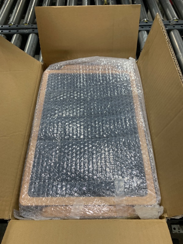 Photo 1 of StrongTek Ergonomic Rocking Foot Rest for Under Desk, Adjustable Foot Stool with Non-Slip Surface