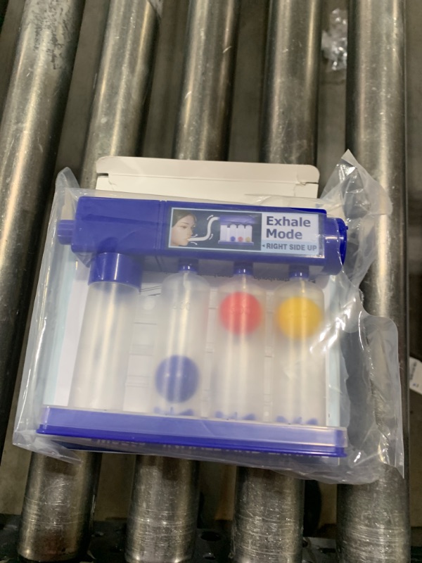 Photo 1 of Home Use Breathing Exercise Device for Lungs, Lung Exerciser Device with Adjustable Volume Measurement (300cc/sec - 1600cc/sec)