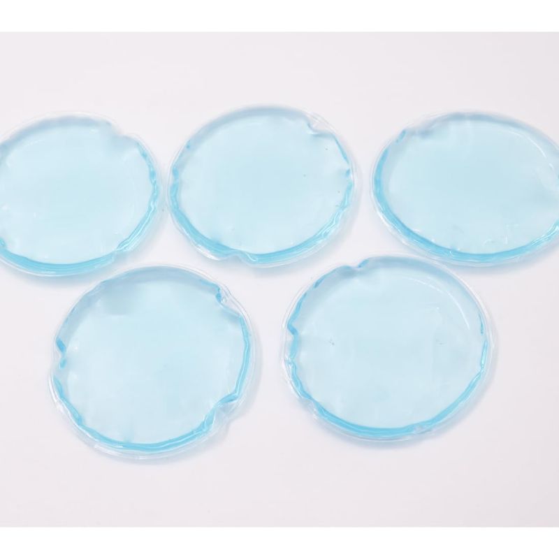 Photo 1 of 5 Round Kids Hot Cold Pack, Ice Pack Boo Boo Round Designed Children Gel Bead Wrap(3.7 * 3.7in)