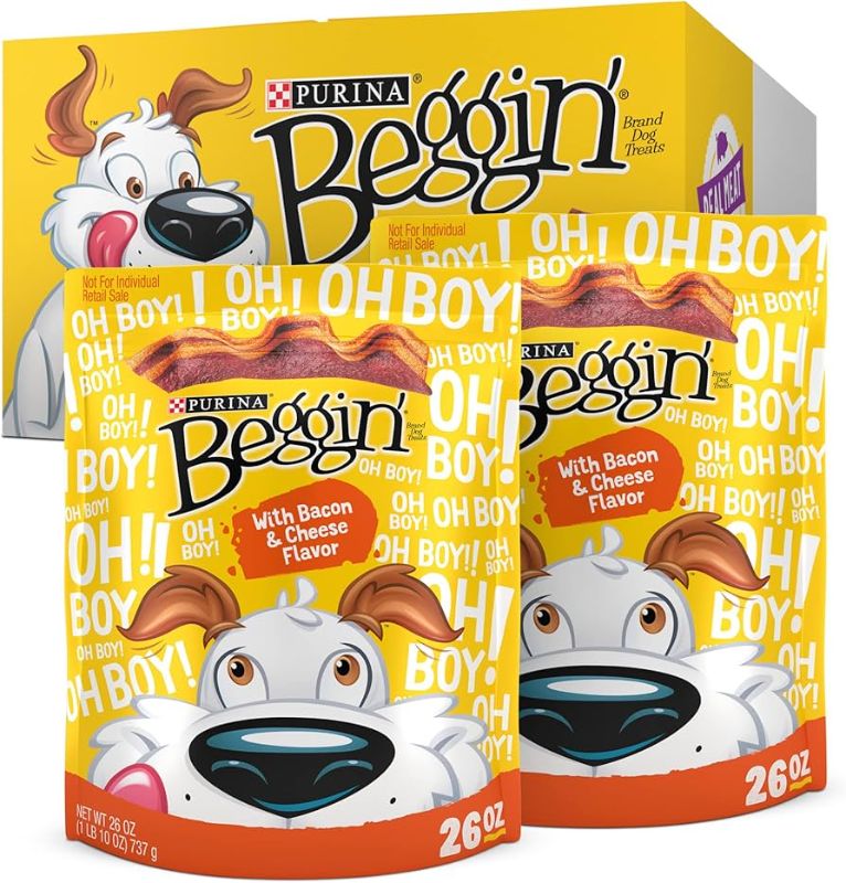 Photo 1 of Purina Beggin' Strips With Real Meat Dog Training Treats With Bacon and Cheese Flavors - (Pack of 2 // Best By Osct, 2025)