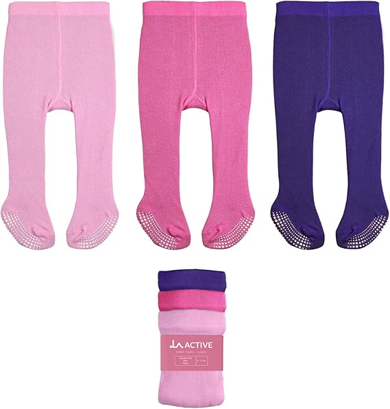 Photo 1 of LA ACTIVE Baby Girls Tights - Cozy Warm Cotton Winter Tights (6-12 mo)