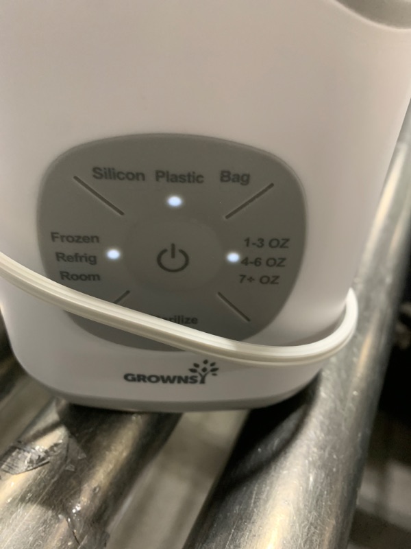 Photo 1 of GROWNSY Bottle Warmer, Baby Bottle Warmer Fast for Breastmilk & Formula, Accurate Temperature Control, Milk Warmer for All Bottles with Thaw, Sterilizing, Keep Warm, Heat Food