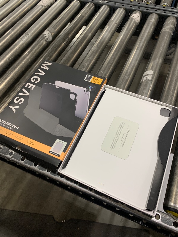 Photo 1 of MAGEASY CoverBuddy for 2024 iPad Pro 13" - iPad Pro Case Compatible with Magic Keyboard for iPad Pro (M4), White (Leather)