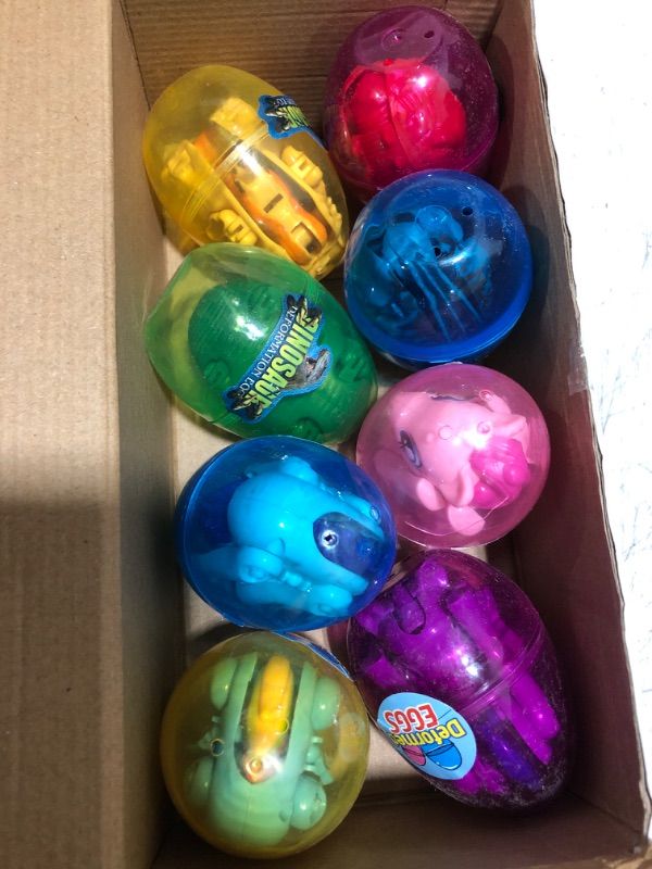 Photo 1 of  Easter Eggs with Toys Inside for Kids Boys Girls Easter Gifts Easter Basket Stuffers Fillers