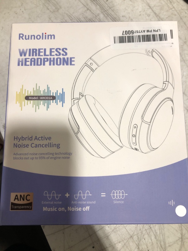 Photo 1 of Runolim  Active Noise Cancelling Headphones
