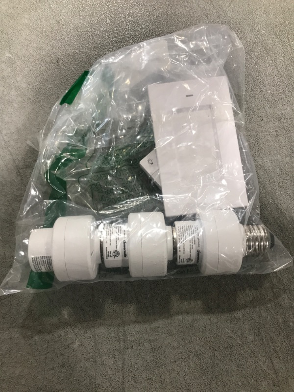 Photo 1 of DEWENWILS Remote Control Light Socket, Wireless Light Switch for Pull Chain Light Lamp Fixtures, 100FT Range, No Wiring Needed, ETL Listed(1 Wall Mounted Controller+3 Socket, Shorter Version)