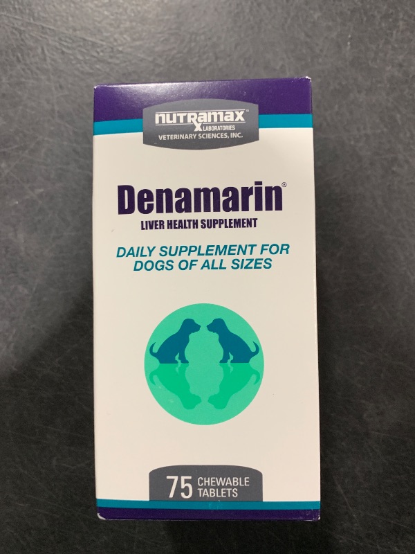 Photo 1 of Nutramax Laboratories Denamarin for Dogs Chewable Tablets - 75 Count