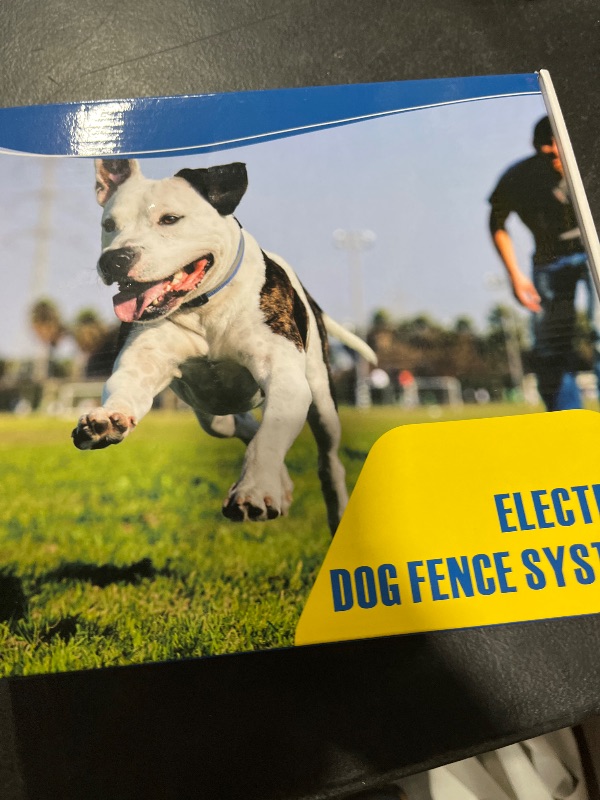 Photo 1 of PcEoTllar Electric Fence for Dogs, Underground Dog Fence System, Rechargeable Upgraded Electric Dog Fence, 2 Waterproof Collar Receivers, with 656Ft Underground/Aboveground Boundary
