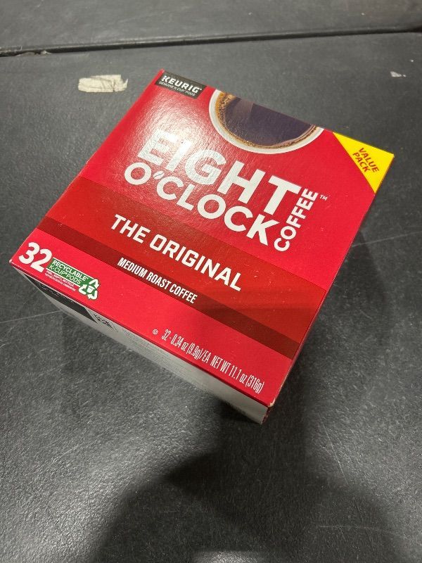Eight O'Clock The Original, KCup Coffee Pods, 32 Count EXP FEB 2025