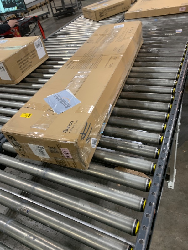 Photo 1 of Sunco 4 Pack 1x4 LED Flat Panel Light, Dual Selectable CCT 3500K/4000K/5000K & Selectable Wattage 30W/40W/46W, 5700LM, Dimmable 0-10V, Matte White Drop Ceiling Fixture - ETL, DLC